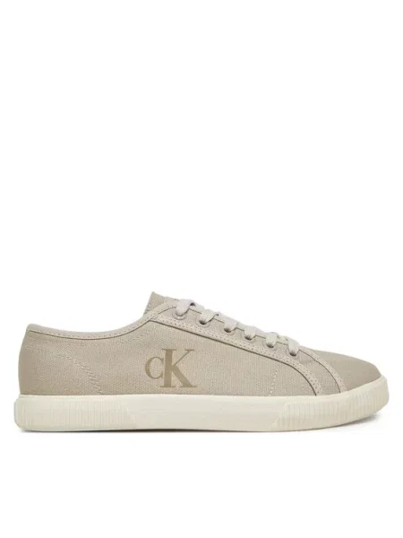 Calvin Klein Jeans Tenis superge Ess Vulc Low Cv Mg Wn bež
