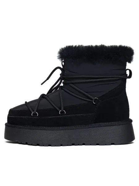 Gooce Botine Warm gri metalic negru
