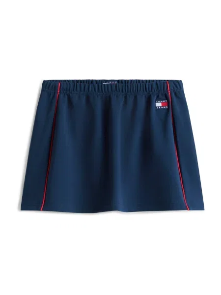 Tommy Jeans Fustă bleumarin / roșu alb