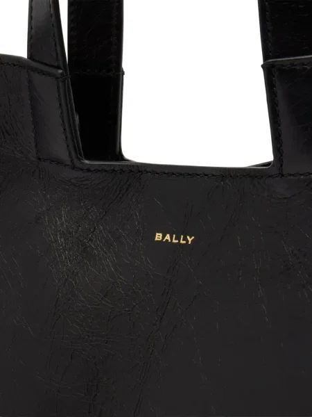 Geanta de piele Bally din piele negru