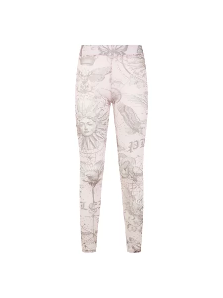 Spodnie Philipp Plein różowe