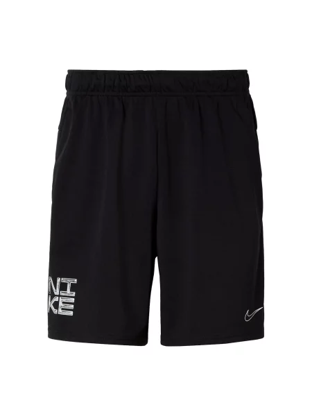 NIKE Pantaloni sport Flex negru alb