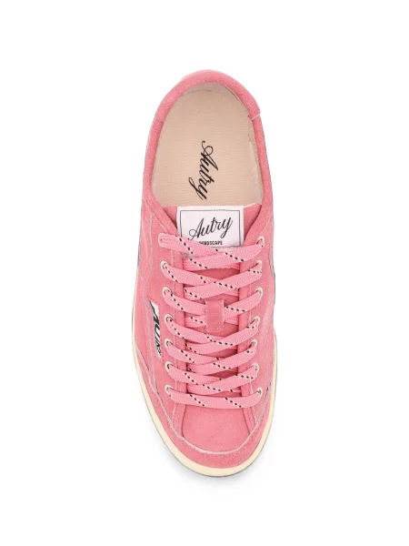 Sneakerși Autry din piele de căprioară roz