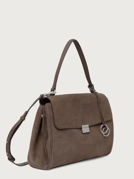 Marc O'Polo чанта tote дамска от кожа бежово