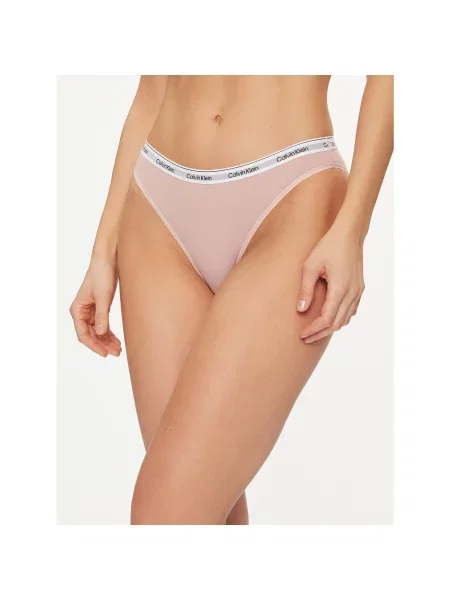Calvin Klein Underwear Σλιπ ροζ παστέλ / μαύρο λευκό