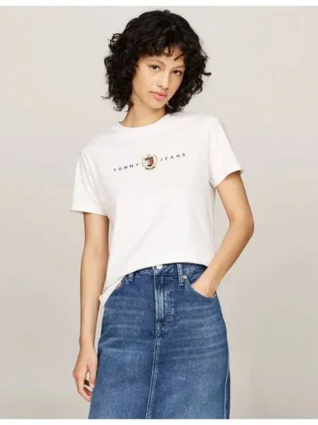 Tommy Jeans Tricou alb