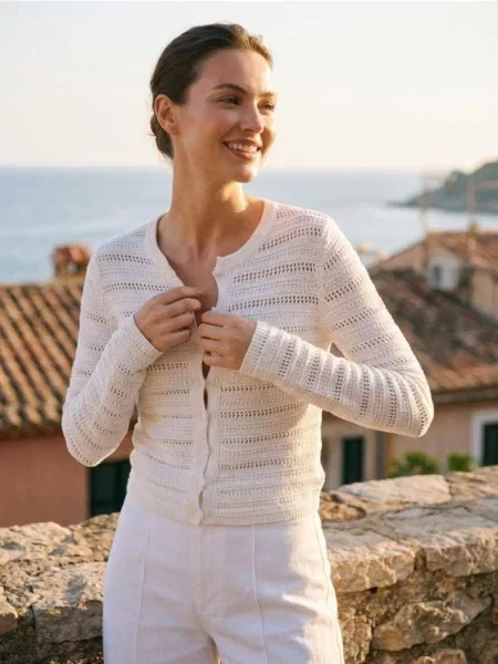 Кардиган кремовий