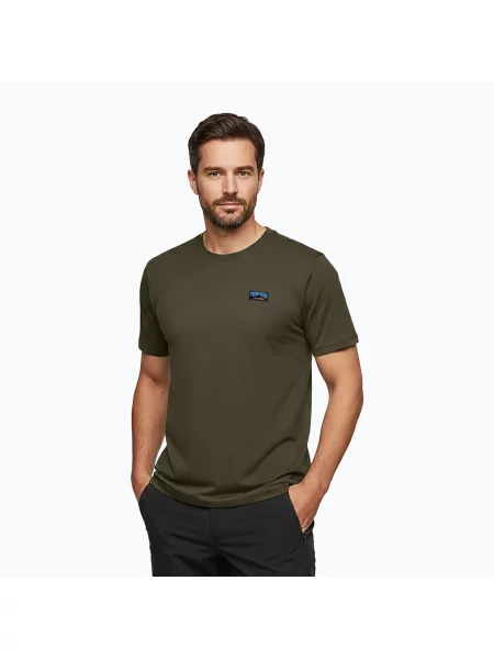 Tricou pentru bărbați Alpinus Otago olive măslin