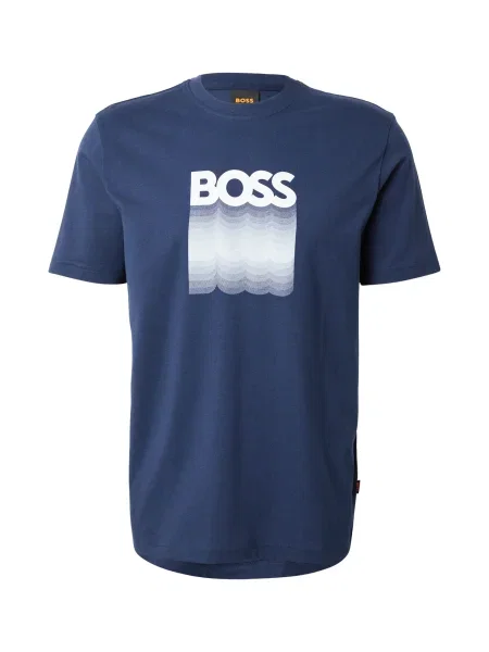 BOSS Majica Te_Insignia / bela modra