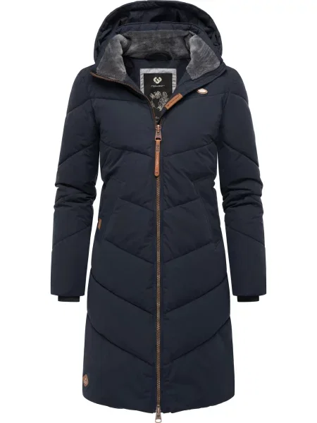 Ragwear Palton de iarnă Rebelka marin albastru