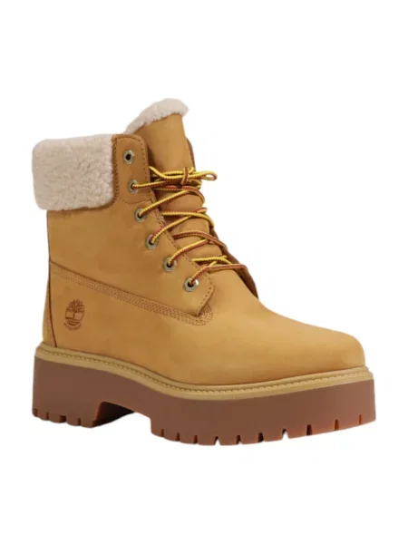 Botki Timberland wodoszczelne na platformie w miejskim stylu beżowe