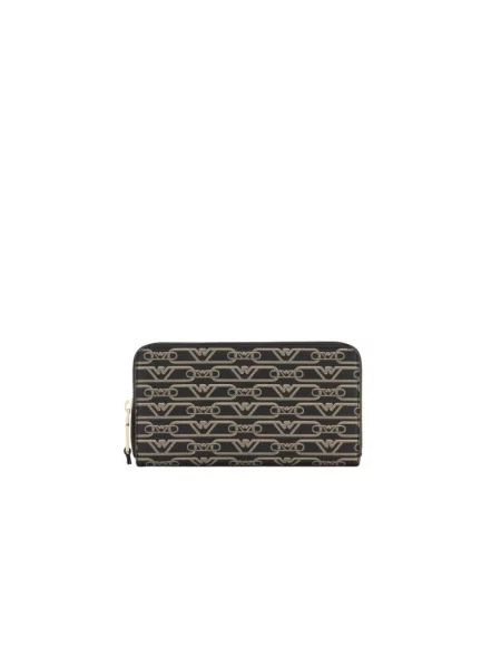 Portfel Emporio Armani skórzany czarny