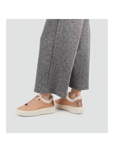 Sneakersy Alexander Smith skórzane brązowe