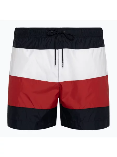 Plavecké šortky Tommy Hilfiger Medium Drawstring Bold Flag desert sky