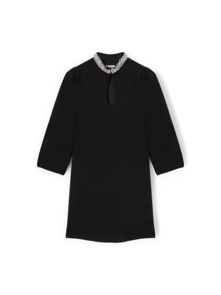 Dzianinowa sukienka Motivi czarna