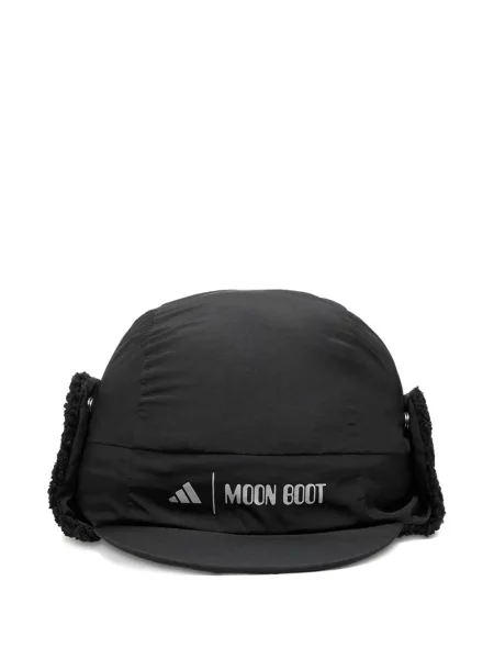 Anorak Adidas din fleece cu dungi mini alb