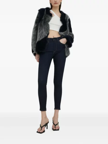 Blugi Levi's® cu 5 buzunare cu talie înaltă albastru