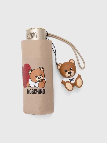 Зонт Moschino бежевый