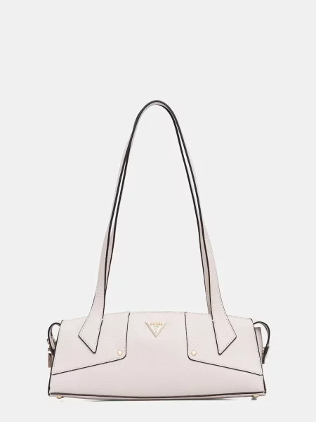 Guess torebka bagietka z imitacji skóry DARCY beżowa