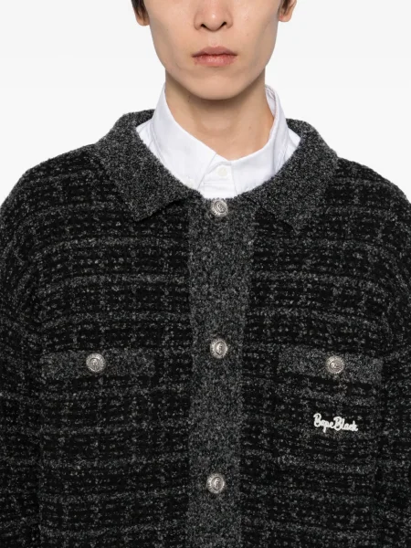 Cardigan Bape Black *a Bathing Ape® cu broderie negru