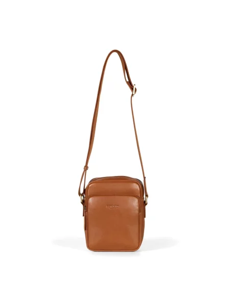 Torba crossbody Howard London skórzana beżowa