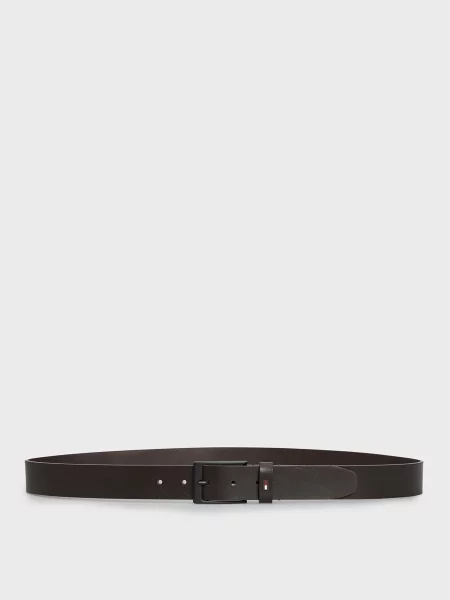 Кожаный ремень Tommy Hilfiger коричневый