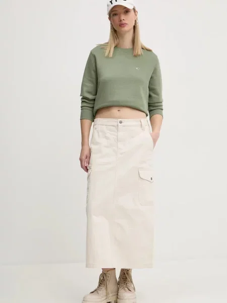 Спідниця Dickies DUCK CANVAS midi розкльошена сірий