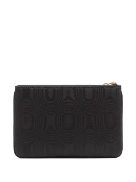 Clutch torbica Valentino Garavani s autogramom crna