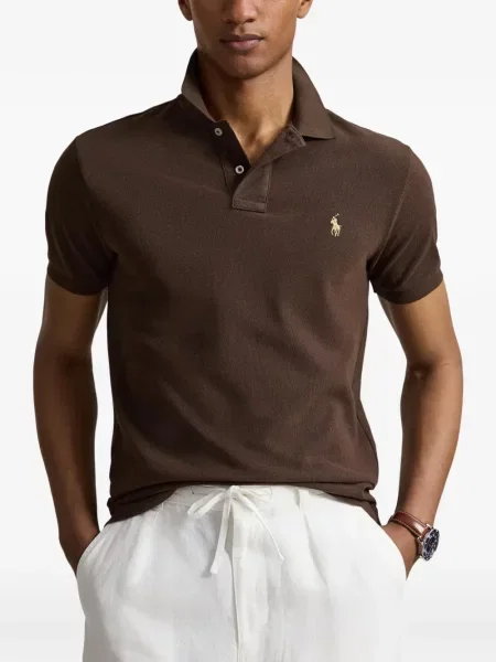 Șosete Polo Ralph Lauren cu model herringbone cu broderie plasă albastru