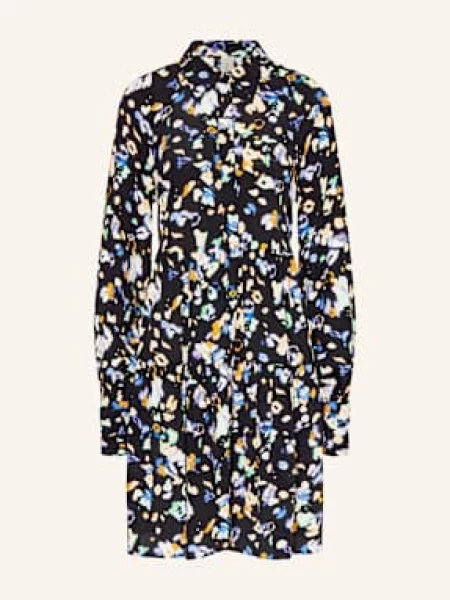Y.A.S. Sukienka Koszulowa schwarz czarna
