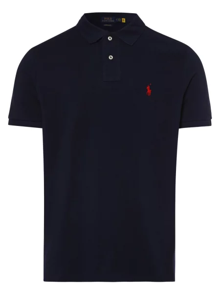 Polo Ralph Lauren polo granatowy gładki niebieska