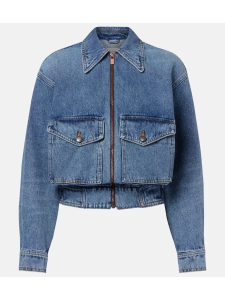 Kurtka jeansowa Magda Butrym niebieska