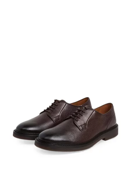 Pantofi derby Hackett London din piele maro