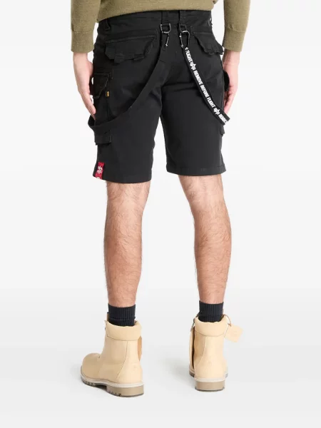 Pantaloni scurți cargo Alpha Industries negru