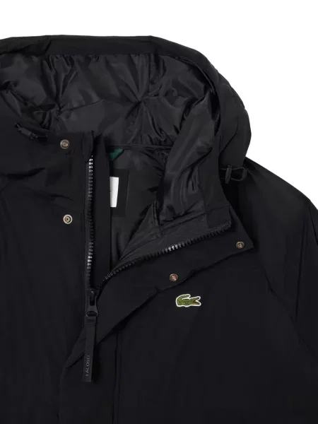 Пухено яке Lacoste черно