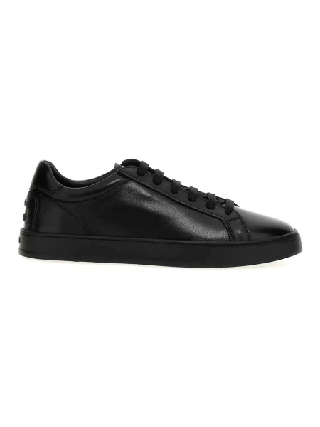 Sneakersy Tod's skórzane czarne