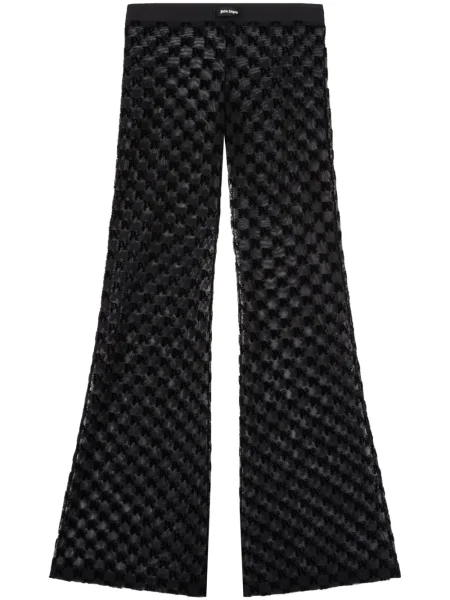 Pantaloni Palm Angels transparente negru
