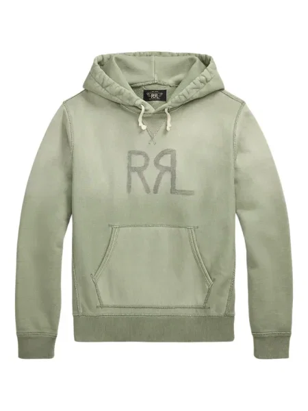 Hanorac cu glugă Ralph Lauren Rrl cu imagine verde