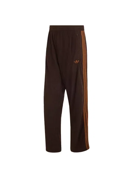 ADIDAS ORIGINALS Kalhoty se sklady v pase Firebird tmavě hnědá / tmavě oranžová