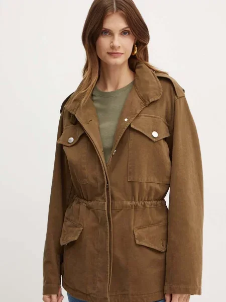 Pinko geacă din denim maro