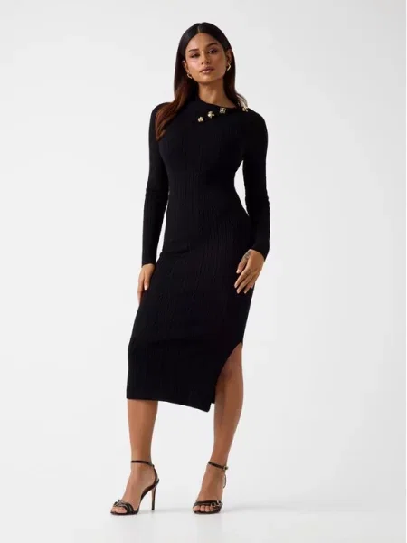 Guess Vsakodnevna obleka črna