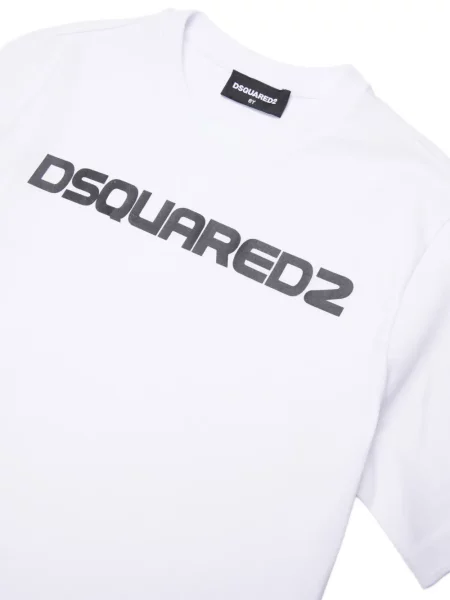 Dětské tričko Dsquared2 bílé