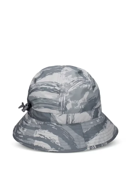 Terepmintás kalap Moncler nyomtatás szürke