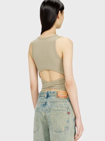 Майка Diesel бежева