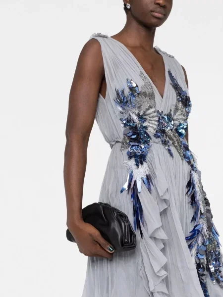 Rochie Alberta Ferretti cu paiete gri