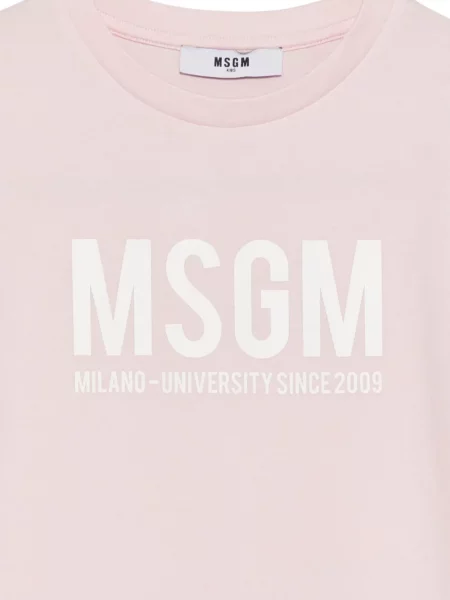 Koszulka dziecięca Msgm różowa
