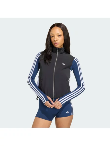 Komplet dresowy Adidas bez rękawów czarny