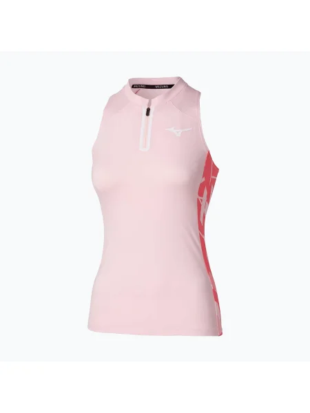 Спортивная футболка Mizuno с принтом розовая