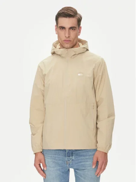 Tommy Jeans Wiatrówka Chicago beżowy