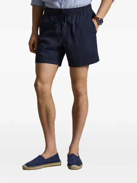 Ριγέ δερμάτινος κάλτσες Polo Ralph Lauren με κορδόνι μαύρο